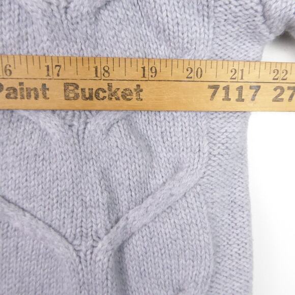 Aritzia Wilfred Merino Wool Sweater SZ L Turtleneck Cable Knit Oversized Soft - Picture 8 of 12